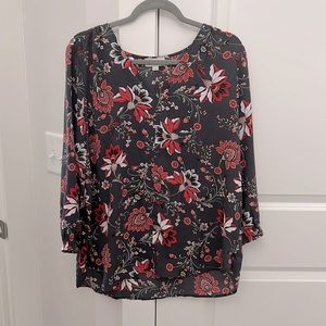 Loft v neck blouse
